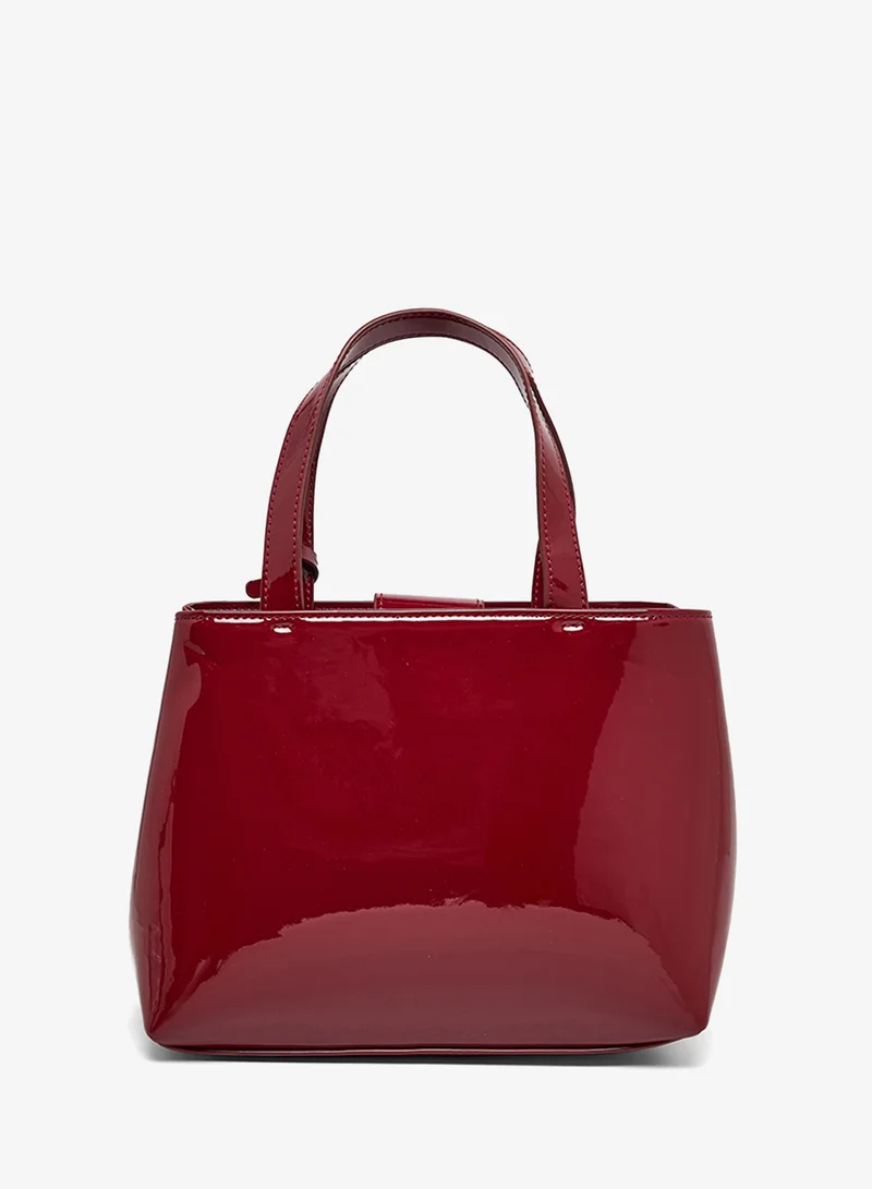 NINE WEST Logo Detail Top Handle Tote